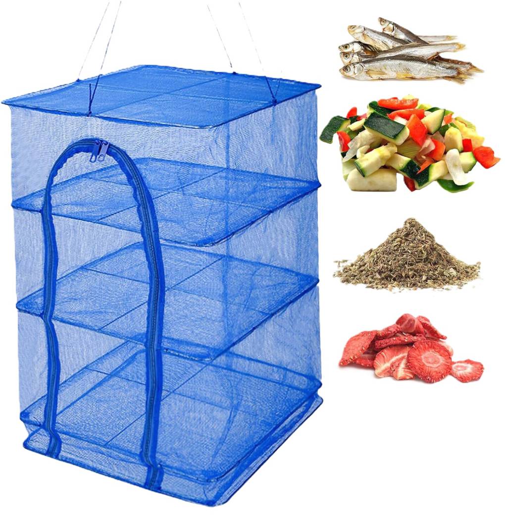 Foldable 4 layer Multifunctional Food Drying Case