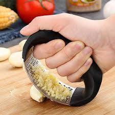 Garlic press black